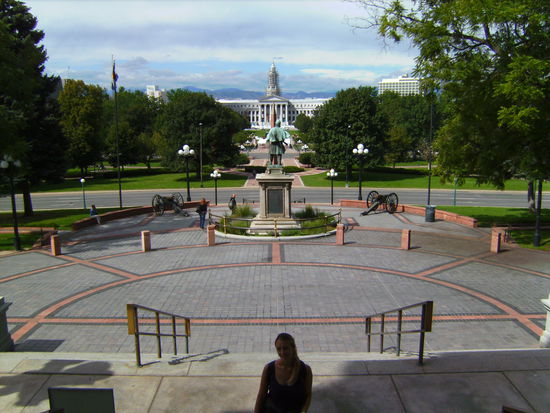 Blick vom Capitol in Richtung Berge