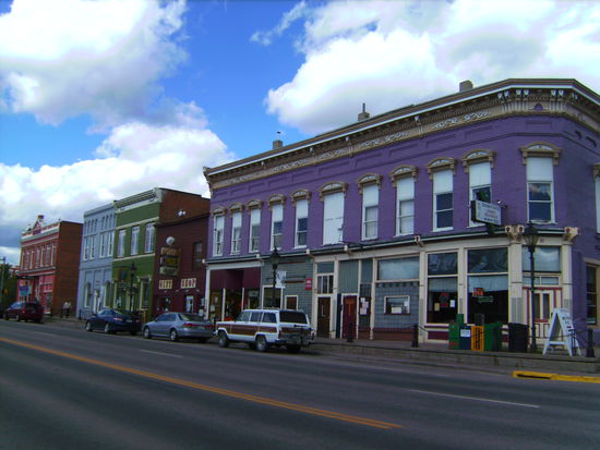 Bunte Häuschen in Leadville