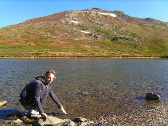... ist überraschender Weise auch das Wasser kalt... 