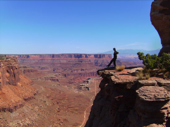 ... und nur einen Schritt vom Abgrund entfernt... 
