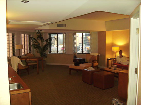 Der Wohnbereich unsere Suite 