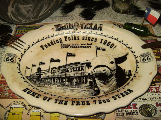 Nix ist übrig geblieben von meinem Steak - allerdings hatte es auch "nur" 500 Gramm... 