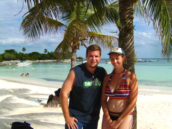 Sabina und Shameboy @ Akumal Beach 