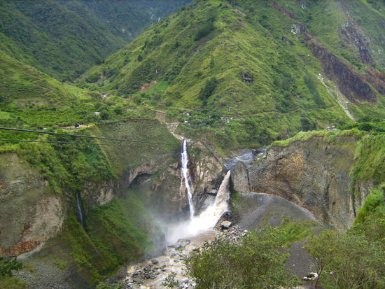 Ein durchschnittlicher Ausblick auf der Ruta a las Cascades 