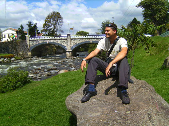 Am Rio Tomebamba der mitten durch die Stadt fließt...