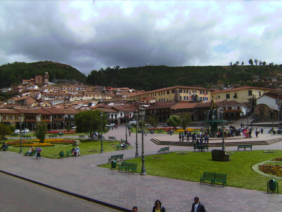 Plaza de Armas von Cuzco mit Blick nach Norden...
