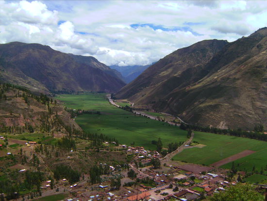 Blick auf das Sacred Valley