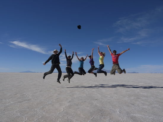 Wir waren trotz der Höhe alle sooo sportlich! 