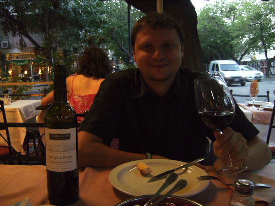 Ein gutes Tröpfchen zum verspäteten Weihnachtsessen 