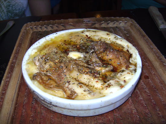 Die Vorspeise - Provoletta vom Grill...sooo lecker 