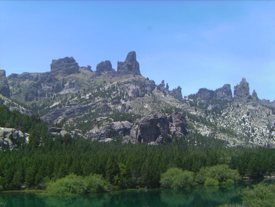 ... die sich auf das wunderschöne Bergpanorama gelegt hat.