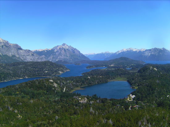 What a view  Ausblick vom Cerro Campanario in die eine Richtung...