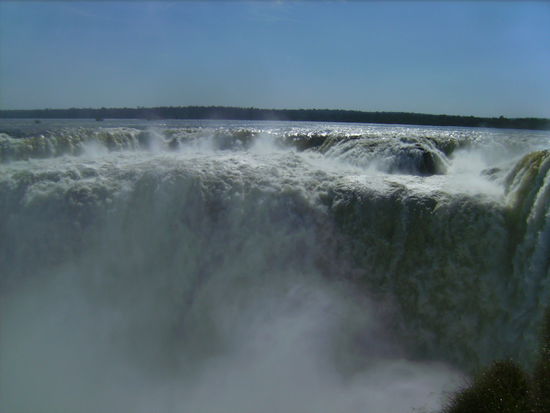 Blick auf die Garganta del Diablo - den Teufelsschlund... 