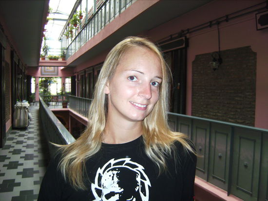 Der lang ersehnte Friseurtermin hat für Sabina auch noch stattgefunden - jetzt ist sie wieder ganz blond mit Strähnchen 