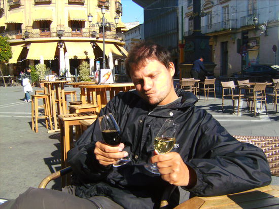 Weiß (trocken) oder rot (süß) - das war hier die Frage 