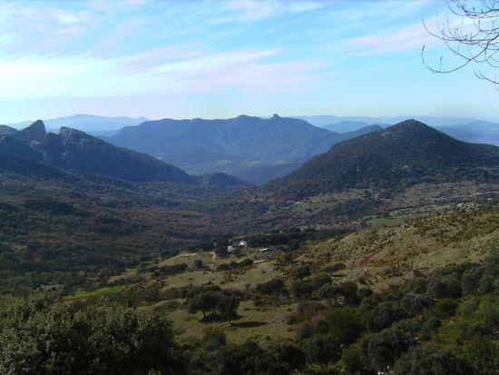 Schöne Landschaft im Parque Natural Sierra de Grazalema