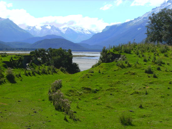 Irgendwo in Mittelerde...  Im echten Leben bei der Brücke über den Dart River