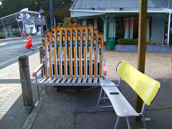 Kaum zu erkennen, dass sich Ohakune ganz dem Wintersport verschrieben hat oder? 