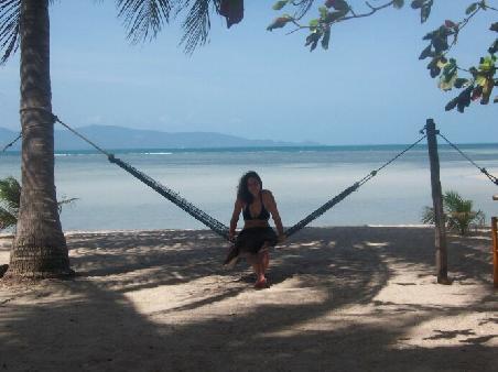 Koh Phangan: Hängematten unter Palmen!