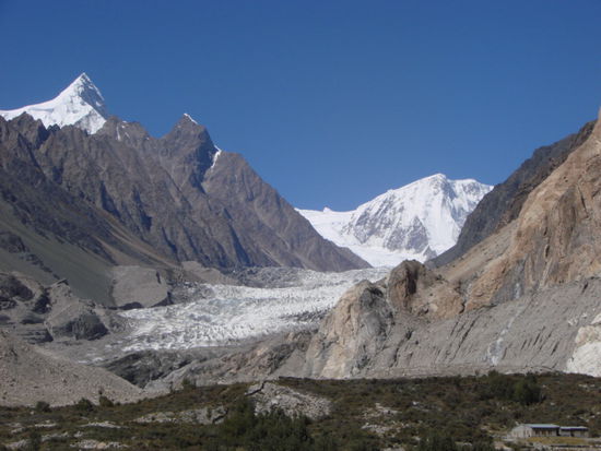 der gletscher hinter passu