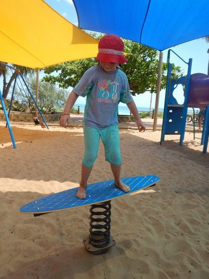 Trockenübungen bevor es ins Wasser geht 