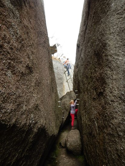 Auf dem Weg nach oben.