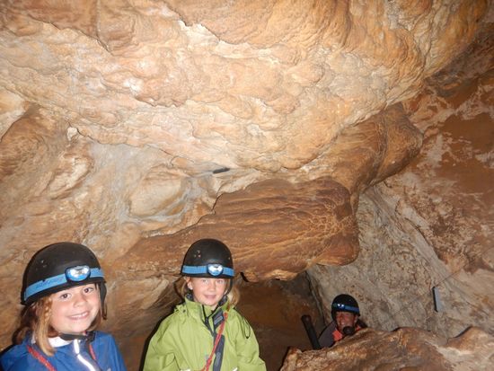 Schmale Stellen im Giants Cave.
