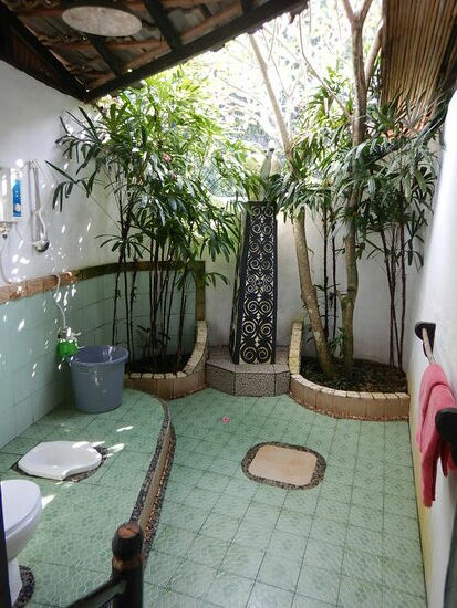 Unser "Freiluft"-Badezimmer