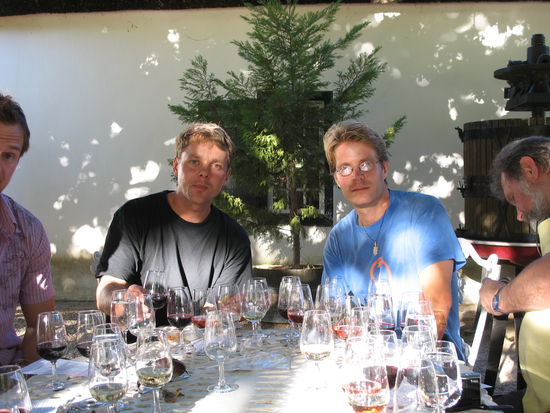 Die Spezialisten bei ihrer Arbeit.