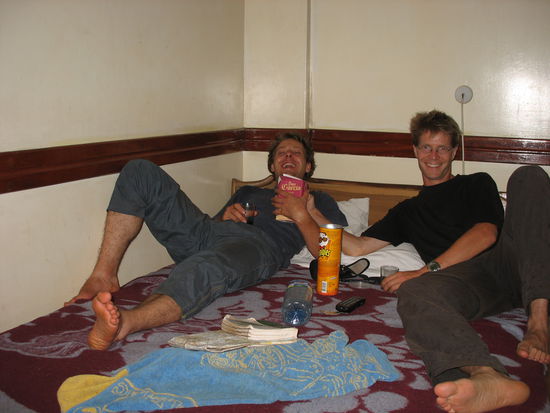 Dank Pringles und Wein wird’s doch noch ganz lustig...