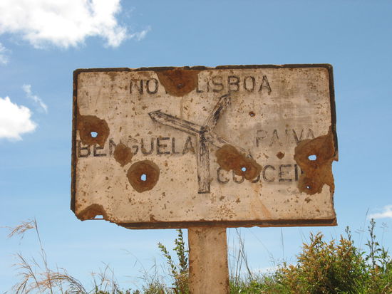 Spuren des Krieges sind allgegenwärtig.