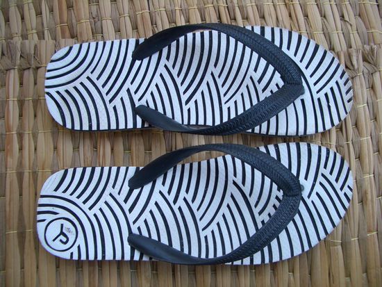 Die geschnitzten FlipFlops