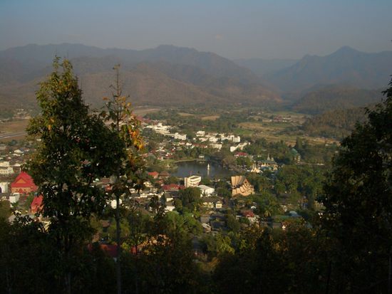 Mae Hong Son von oben