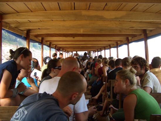 so pferchen sie einen aufs Boot!