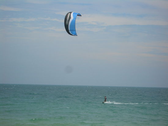 Kitesurfing (wer's kann)