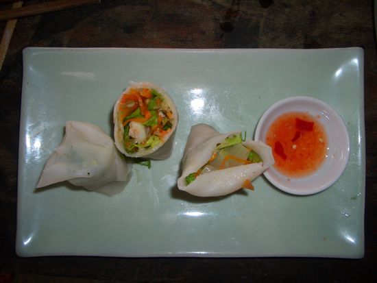 frische Fruehlingsrollen 