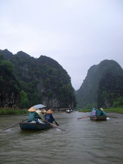 Tam Coc im Regen...