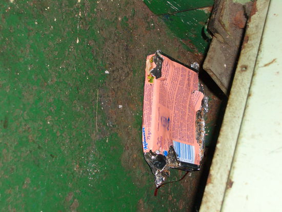 Mannerwafferl, von Ratte vernascht