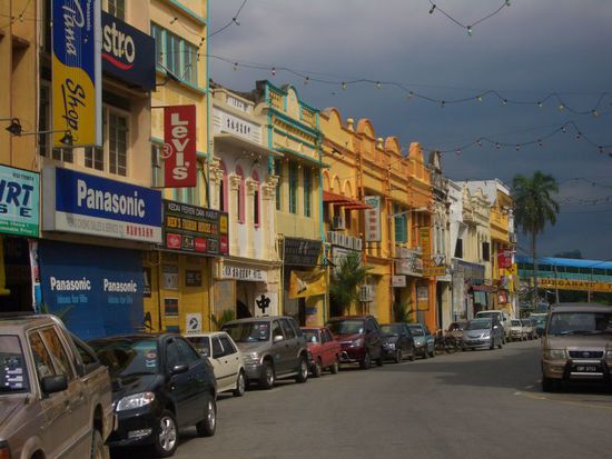 Kolonialhäuser in Kuala Lips