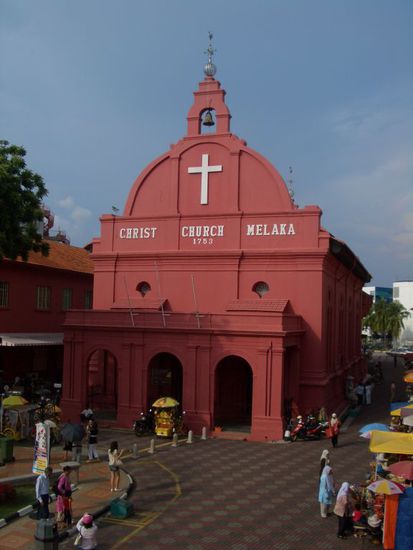 unschwer zu erkennen: Christ Church Melaka