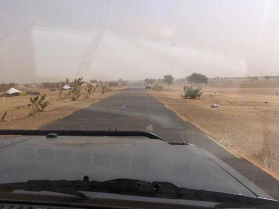 Piste nach Nuakchott.