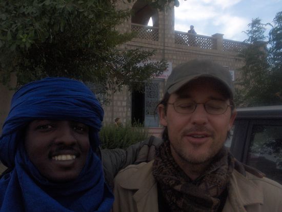 Abou, ein Tuareg Künstler aus Timbuktu.