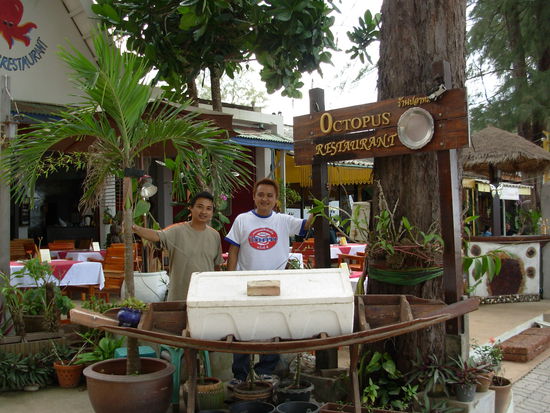 Geng und Lek vom Ocotpus Restaurant