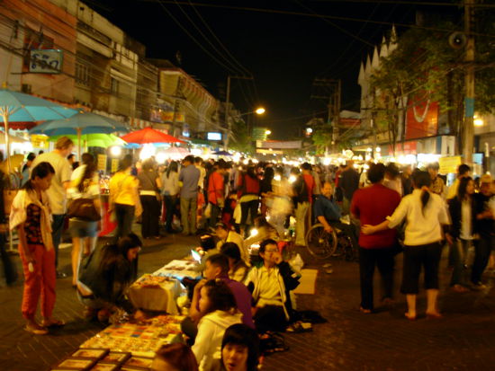Auf dem Night-Market in Chiang Mai