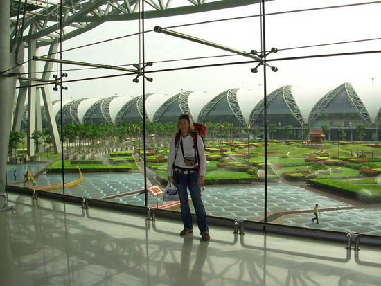 Am Flughafen in BKK