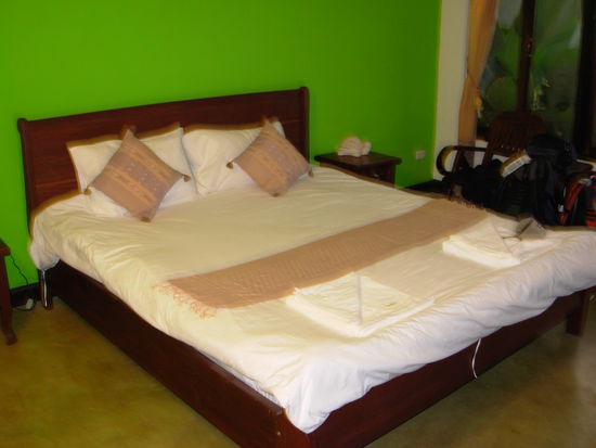 Unser Zimmer im Mook Lanta