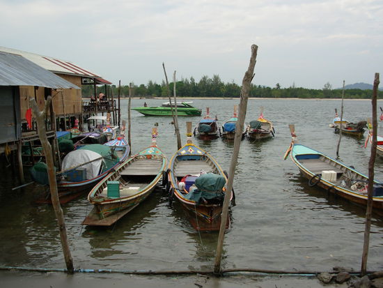 Ban Saladan der Hauptort auf Lanta