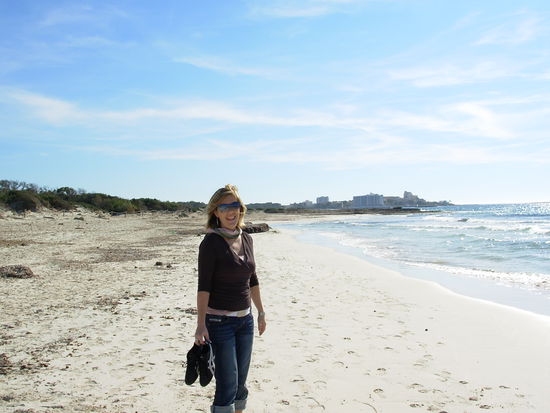 Dani am Strand von Malle im März 07