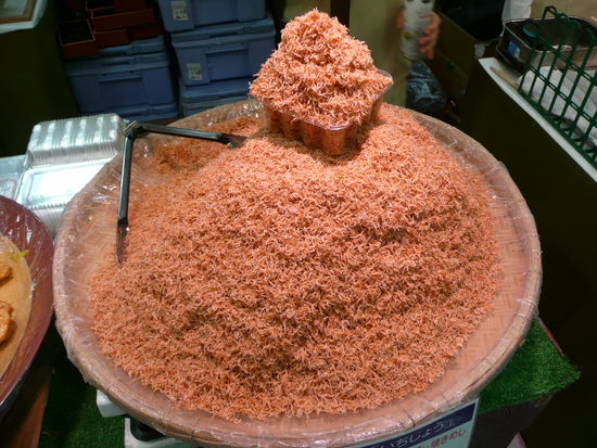 Kleine Shrimps. Wirklich klein.