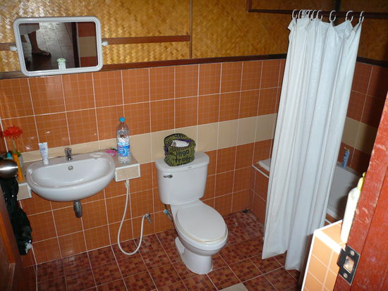 Unser Bad im Bungalow 310 im Star Hut